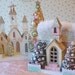 RESERVED for TONYA - LIGHTED Shabby Christmas Cathedral - Vintage Style with Bottle Brush Trees