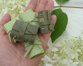 25 Tiny Leather Journals - Wedding Favors - made to order
