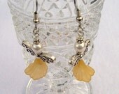 Angel Fairy Earrings Yellow