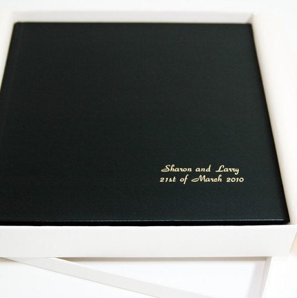 Baby Year Photo Album on Album  Photo  Leather  Black  Baby S First Year  Wedding  Commitment
