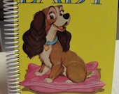 Lady (and the Tramp) Disney Little Golden Book Journal Sketch Coil Bound