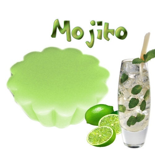 4 Mojito Tarts Wickless Candle Melts Lime and Mint Scent