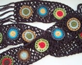 Trellis Scarf Handmade Hand Crocheted