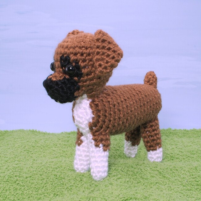 AmiDogs Boxer amigurumi dog PDF CROCHET PATTERN