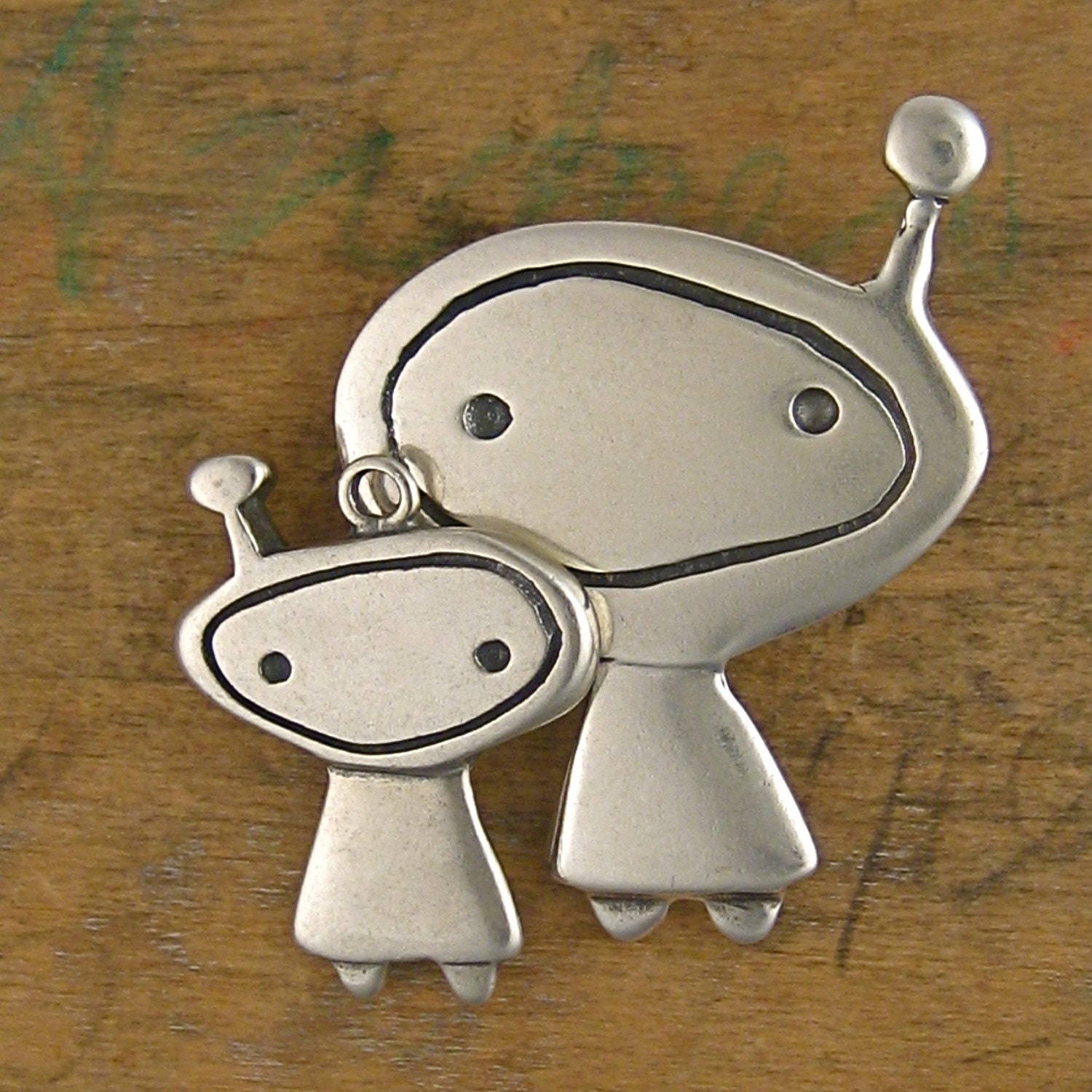 Mother Daughter Orbit Girl Necklaces