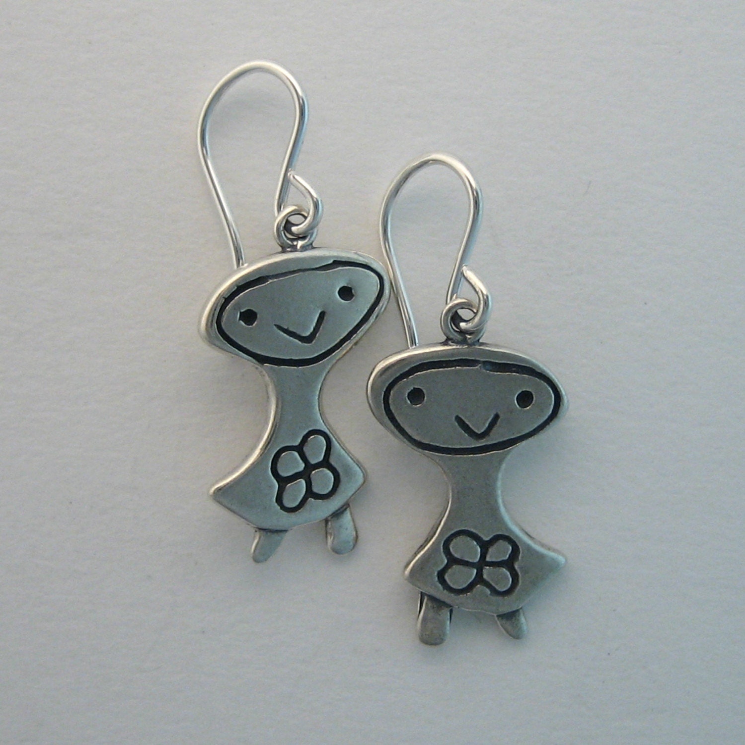 Bird Girl Little Charm Earrings