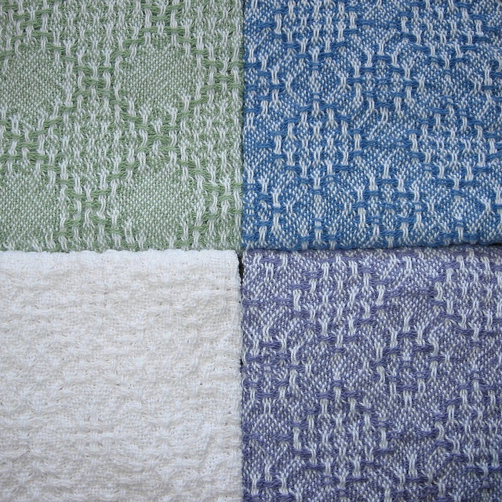 4 Handwoven Dish Towels