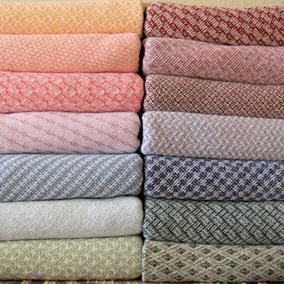 Custom Handwoven Baby Blanket - Cotton