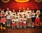 Big Mickey or Minnie Applique Personalized Vacation t shirts