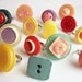 VINTAGE BUTTON RING OF THE MONTH CLUB--6 months
