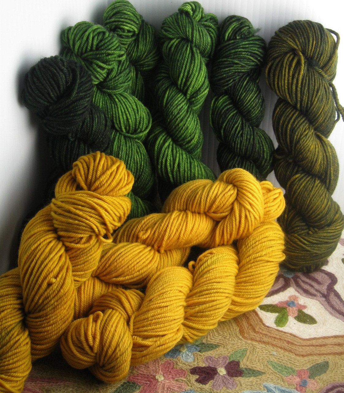 MIXED DESIGNER LOT superwash worsted merino yarn OVER A POUND