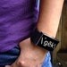 geek (black) cotton WRIST CUFF