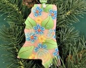 Millifoiri State Ornament Pink Mississippi