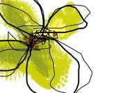Green Petals Art Print