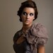 Antique Lace Pouf Sleeve Shrug