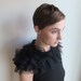 Holiday Holiday Holiday. Backless Plunge Little Black Dress (LBD). Custom Made To Order