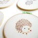 KIT embroidery lion wall art