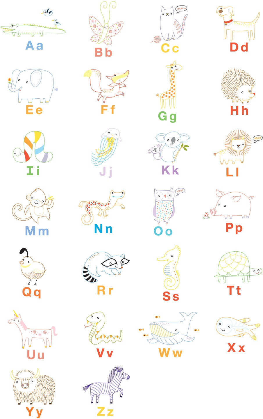 J Jellyfish INSTANT DOWNLOAD PDF embroidery pattern