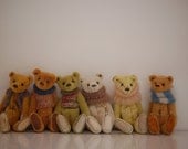 Artist Miniature   bear  By Nathalie s bears only 3 left