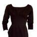 Chocolate Brown Dress Long Sleeve Pencil Dress With Pockets Winter Dress (Small , Medium , Large , XLarge)