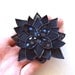 Darkest Dahlia - brooch/headband