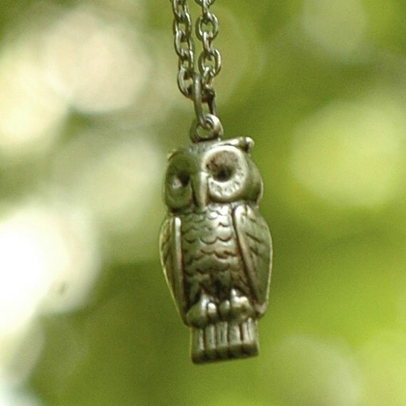 Little Retro Owl Necklace
