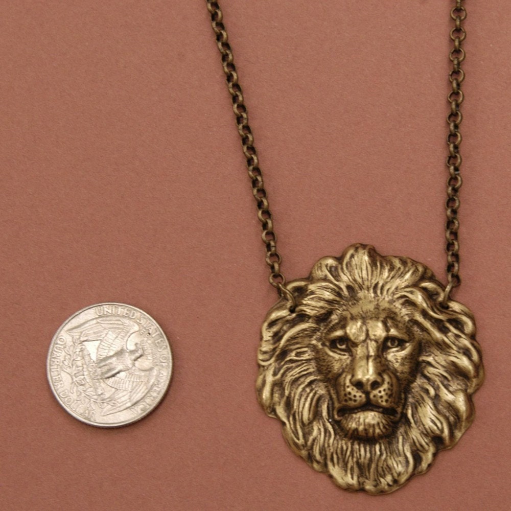 Chained Lion Necklace