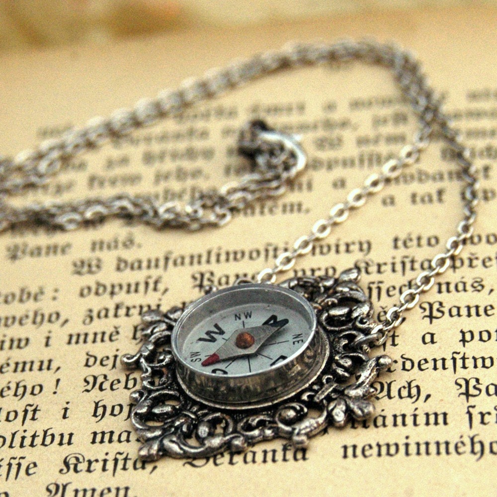 Travelers Compass Necklace