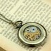 Brass Mechanical Pocket Watch Necklace 3