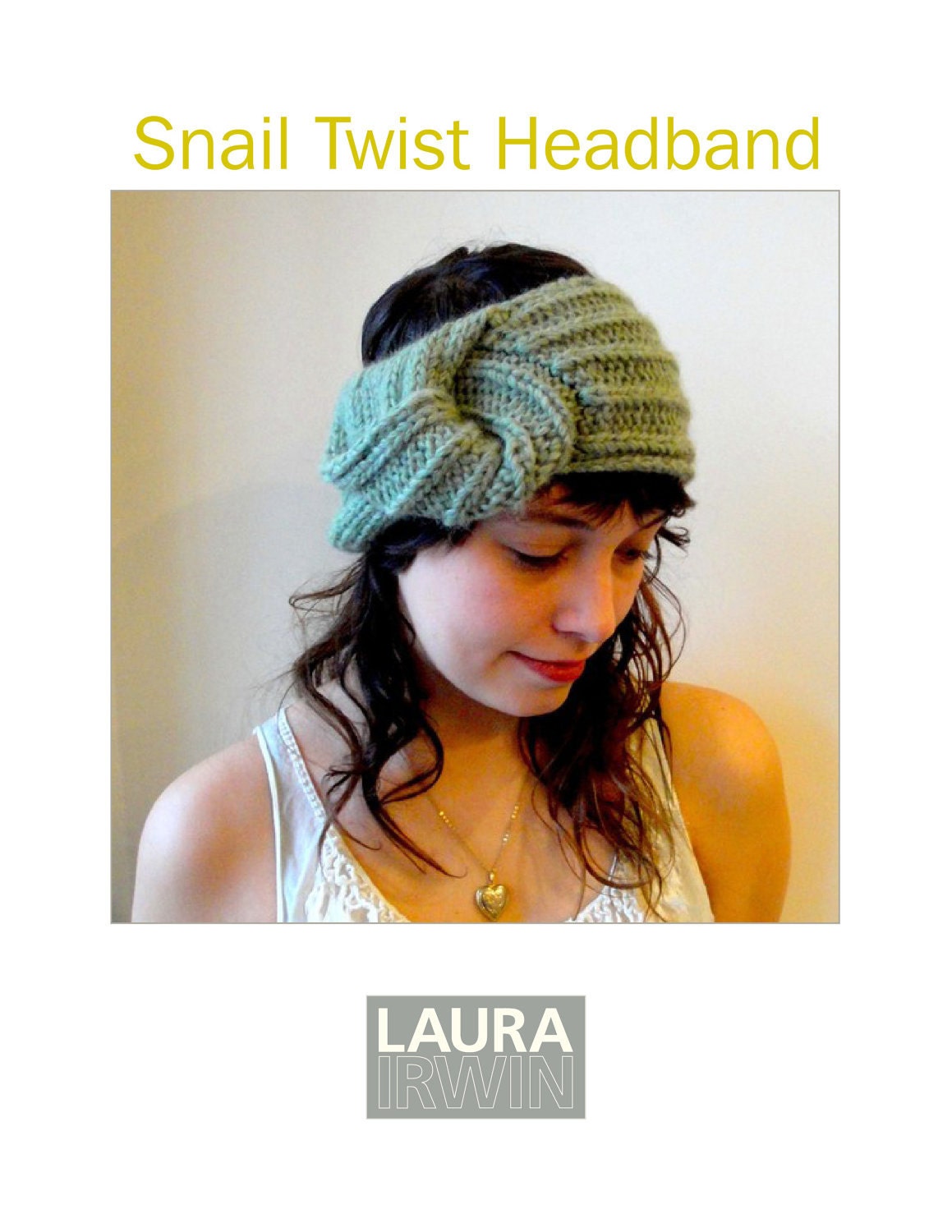 Snail Twist Headband PDF PATTERN