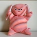 Tangerine Stripey Mooshy Belly Bunny