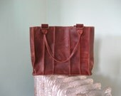 Sturdy Leather Tote-made to order