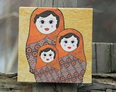 art block - matryoshka (nesting dolls) - milkshakecrafts
