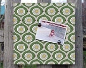 magnet board, green circles