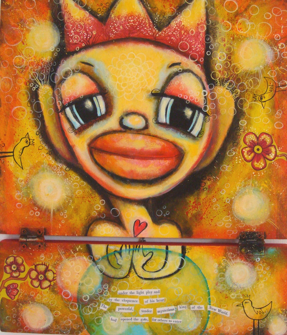 king of the new world, original painting