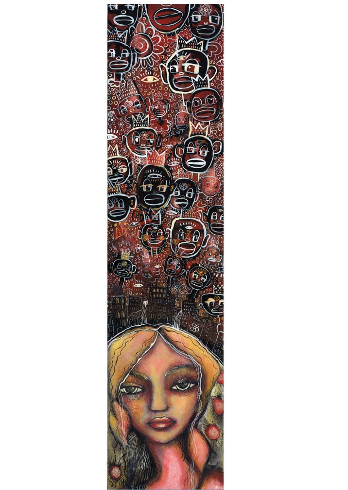 lessons of the monkey matrix, original painting