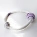 Crochet necklace - Lavender cocoon
