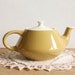 MidMod Vintage Mustard Yellow Porcelain Teapot