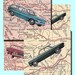 instant download....1960's American cars on maps....3.5 by 3.5 inch digital collage sheet no. 437