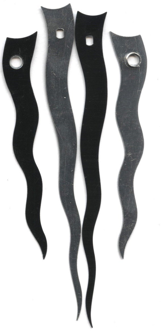 Funky WAVY Clock Hands Make Steampunk Jewelry by CheapBoutique