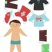 Paper Doll - Boy - Printable PDF