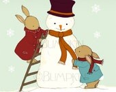 Keeping Cosy - Nursery Art Print