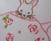 Bunny and Her Teapot - Hand Embroidery PDF Pattern