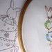 Bunny and Her Teacups Embroidery PDF Pattern