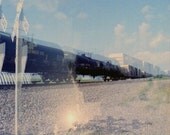 midwestern crossing.  8 x 10.  multiple exposure photograph.