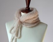 SUEBLA Knitted Cowl/Collar - Silk and Kid mohair