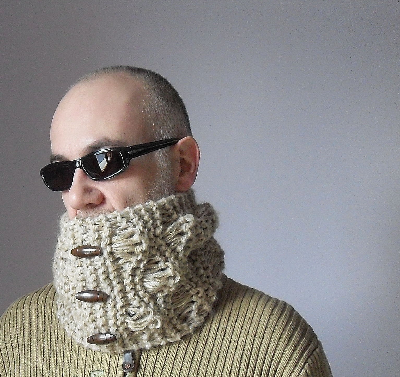 FOR HIM - Handknited Cowl - RESERVED FOR rdn1