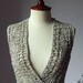 Mink Beige Crocheted Vest