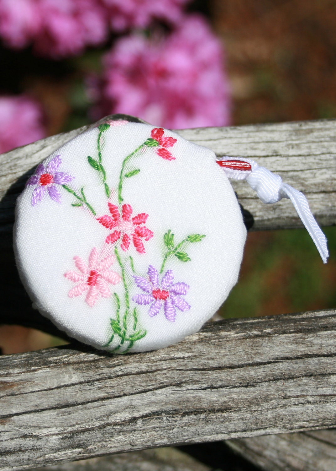 Pocket Full of Posies Retractable Tape Measure