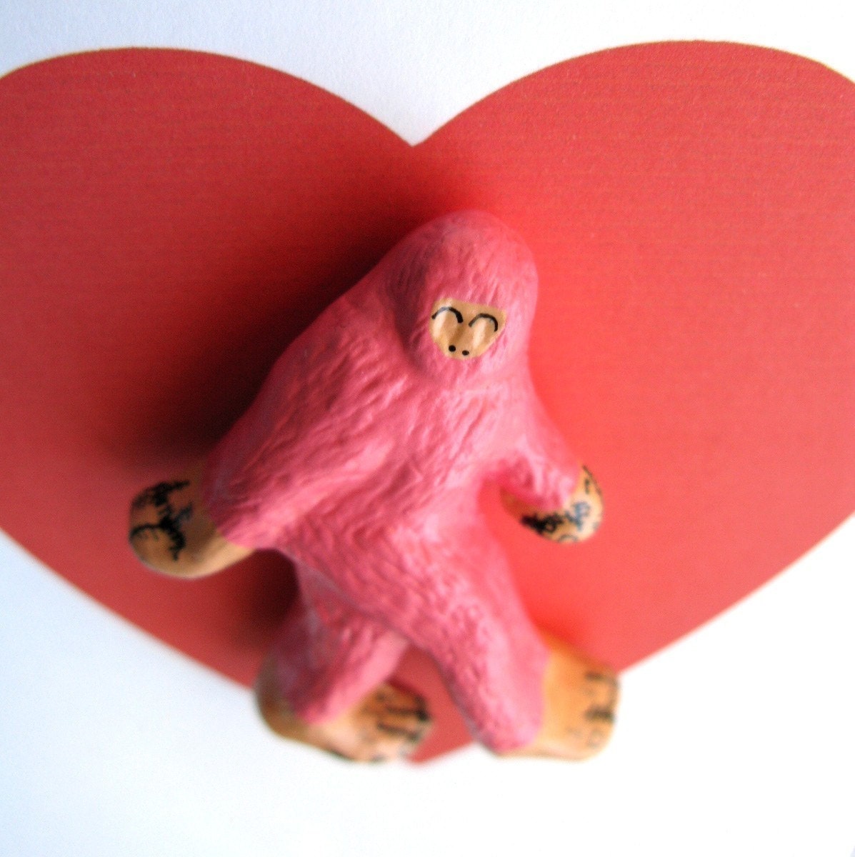 Pink BigFoot Magnet